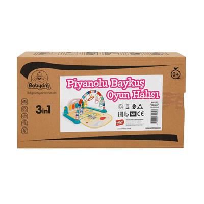 Birlik Babycim Baykuşlu Pianolu Bebek Oyun Halısı