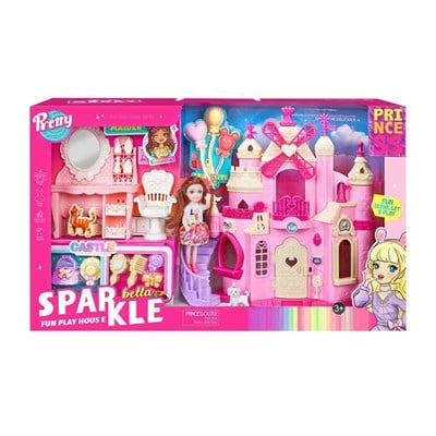 Mega Sparkle Bella Princess Eğlenceli Kale Seti