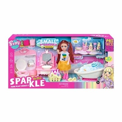 Mega Sparkle Bella Princess Banyo Oyun Seti