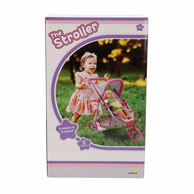 Sunman 3 Tekerlekli Pembe Gri Puset
