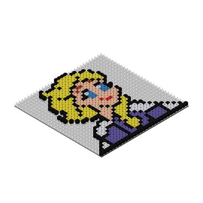 Sunman 3in1 Disney Frozen Pixel Pixel Boncuk Aktivite ve Oyuncak Seti