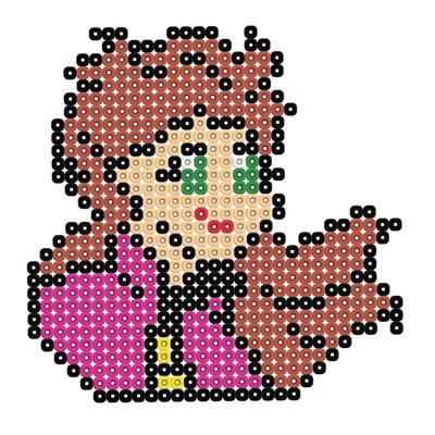 Sunman 3in1 Disney Frozen Pixel Pixel Boncuk Aktivite ve Oyuncak Seti
