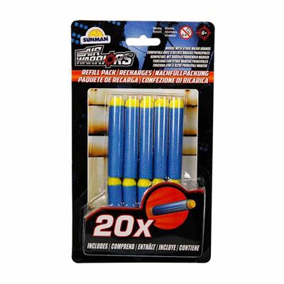 Sunman Air Warriors Yedek 20li Sünger Dart