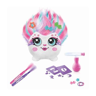 Sunman Airbrush Plush Saçlı Peluş Hobi Seti Mini