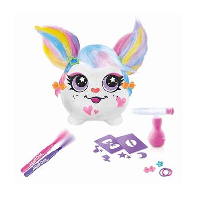 Sunman Airbrush Plush Saçlı Peluş Hobi Seti Mini