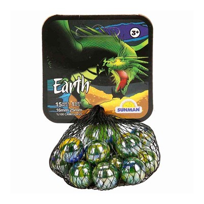 Sunman Dragonlar Renkli Misket 15+1 Fileli