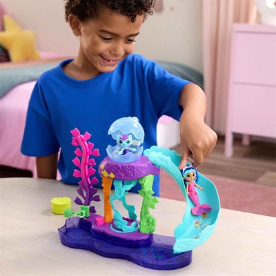 Sunman Gabbys Dollhouse MerCatin Renkli Kedi Akvaryumu Oyun Seti
