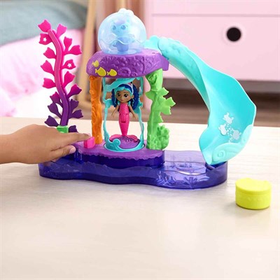Sunman Gabbys Dollhouse MerCatin Renkli Kedi Akvaryumu Oyun Seti