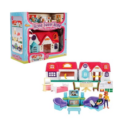 Sunman Hommy Home Sweet Home Bebek Evi Oyun Seti 14 Parça