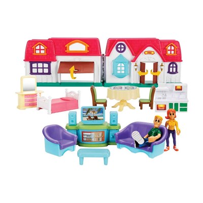 Sunman Hommy Home Sweet Home Bebek Evi Oyun Seti 14 Parça