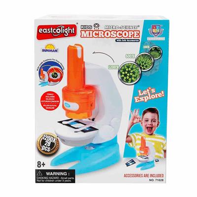 Sunman Işıklı Küçük Mikroskop Bilim Seti 28 Parça
