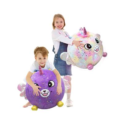 Sunman Şişme Peluş Unicorn XXL Shiny Corns S2
