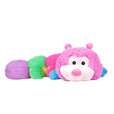 Mega Çok Renkli Tırtıl Peluş 105 Cm