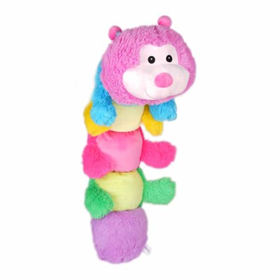 Mega Çok Renkli Tırtıl Peluş 105 Cm