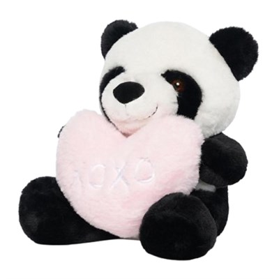 Kalpli Panda Peluş 45 Cm