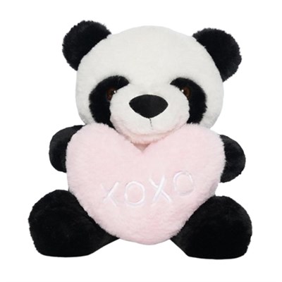 Kalpli Panda Peluş 45 Cm