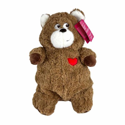 Selay Peluş Love Bear 40 Cm Peluş Ayı Kahverengi