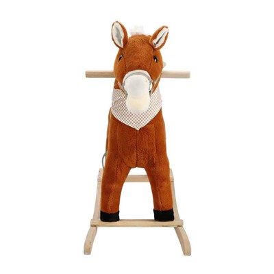 Selay Peluş Tobby Sallanan At 65 Cm Açık Kahverengi
