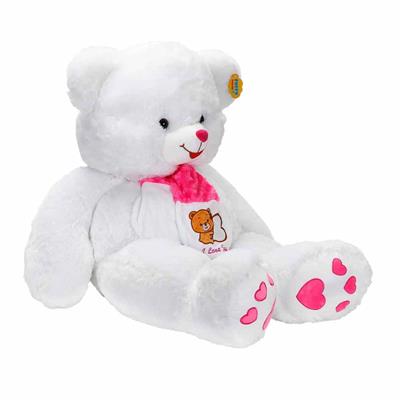 Sunman Kırmızı Atkılı Peluş Ayı 70 cm