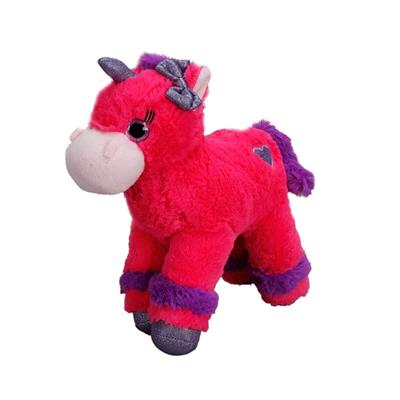 Unicorn Renkli Peluş At 28 cm
