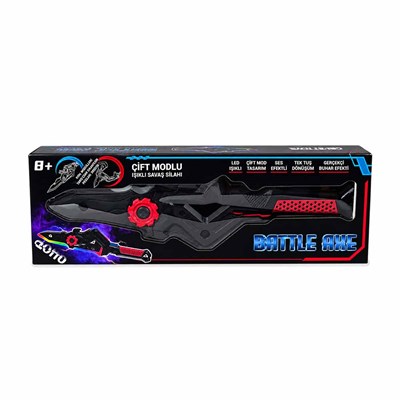 Gepettoys 2in1 Buhar Atan ve Renk Değiştiren Dönüşebilen Balta Kılıç