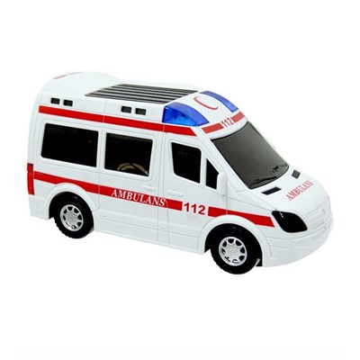Prestij Kutulu Sesli ve Işıklı Pilli Ambulans