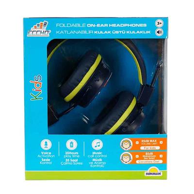 Sunman Roket Desenli Bluetooth Kulak Üstü Kablosuz Kulaklık