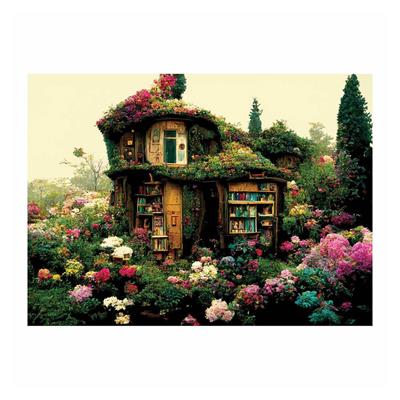 Anatolian Çiçekli Kütüphane 1000 Parça