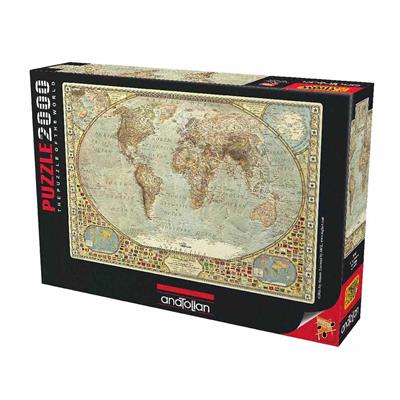 Anatolian Dünya Haritası / World Map 2000 Parça
