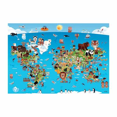 Anatolian Karikatür Dünya Haritası 260 Parça
