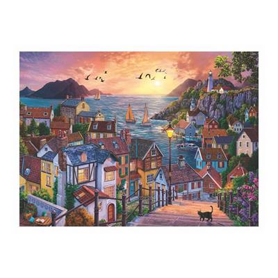 Anatolian Sahilde Günbatımı/ Coastal Town At Sunset 1000 Parça