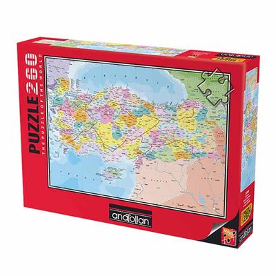 Anatolian Türkiye Siyasi Haritası 260 Parça