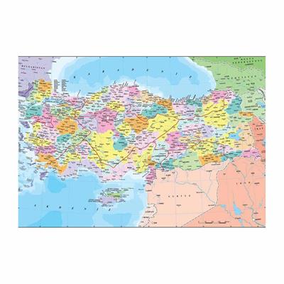 Anatolian Türkiye Siyasi Haritası 260 Parça