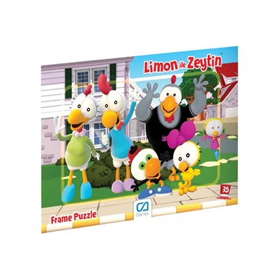 Ca Games Limon ile Zeytin Frame Puzzle 35 Parça