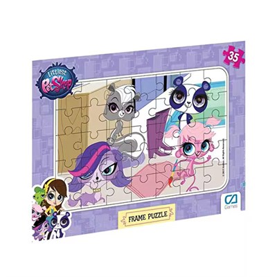 Ca Games Littlest Pet Shop Frame Puzzle 35 Parça