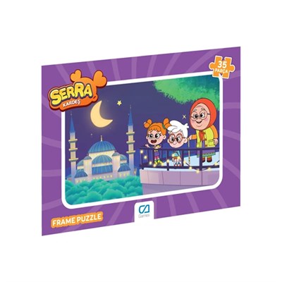 Ca Games Serra Kardeş Frame Puzzle 35 Parça