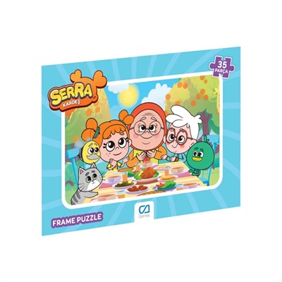 Ca Games Serra Kardeş Frame Puzzle 35 Parça