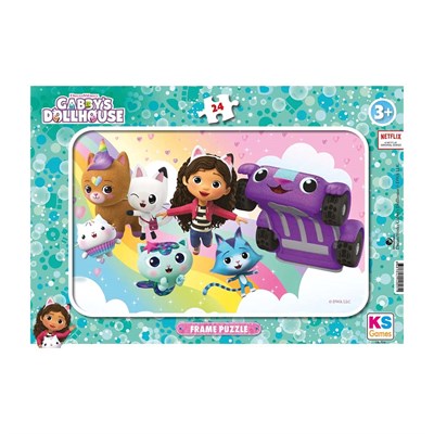 Ks Games Gabbys Dollhouse Frame Puzzle 24 Parça