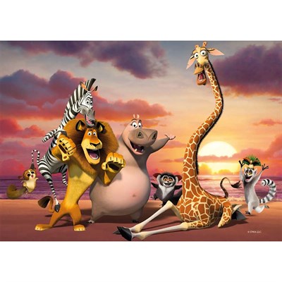 Ks Games Madagascar Puzzle 100 Parça