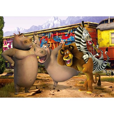 Ks Games Madagascar Puzzle 50 Parça