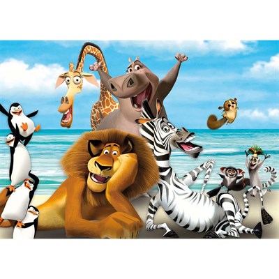 Ks Games Madagascar Puzzle 200 Parça