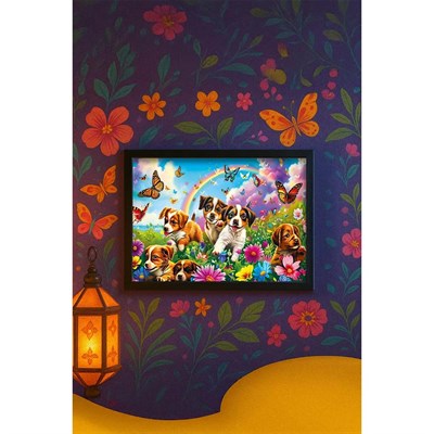 Ks Games Playing Puppies Puzzle 50 Parça