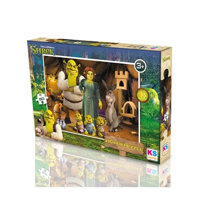 Ks Games Shrek Puzzle 50 Parça