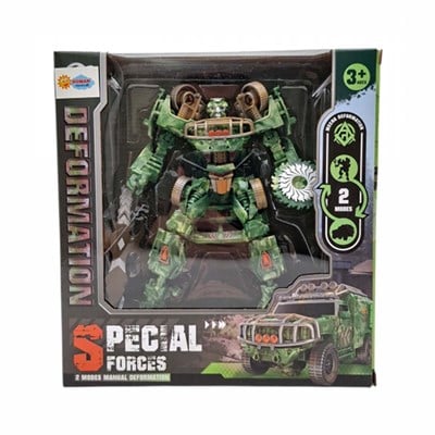 Duman Kutulu Dönüşebilen Robot