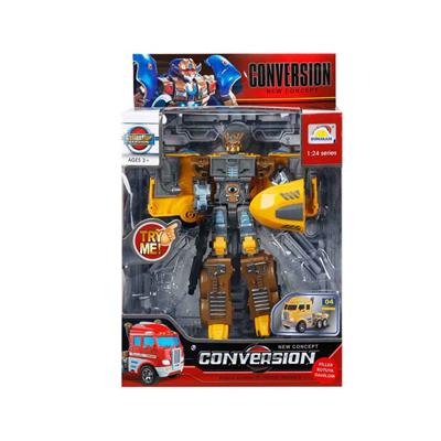 1:24 Sesli ve Işıklı Dönüşebilen Robot 22 cm