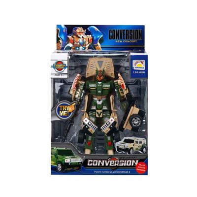 1:24 Sesli ve Işıklı Dönüşebilen Robot 22 cm