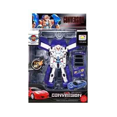 1:24 Sesli ve Işıklı Dönüşebilen Robot 22 cm