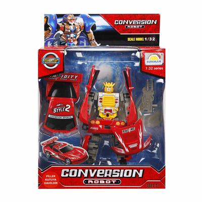 1:32 Sesli ve Işıklı Dönüşebilen Robot