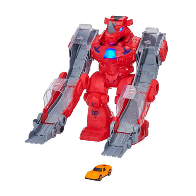 Sunman Teamsterz Sesli ve Işıklı Robo Wreckerz Rhino Slam Oyun Seti