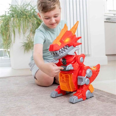 Sunman Teamsterz Sesli ve Işıklı Robo Wreckerz Mega Beast Oyun Seti